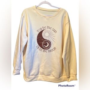 SHEIN Graphic Long Sleeve Sweater 🌙☀️